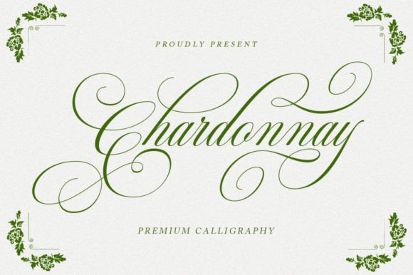 Chardonnay: The Premium Script for Effortless Brand Elegance