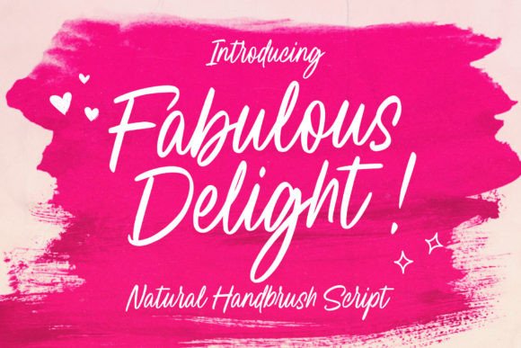 Discover the Handwritten Charm of Fabulous Delight