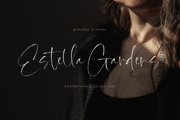 Estella Gardens: Hand-Brushed Script for Timeless Design