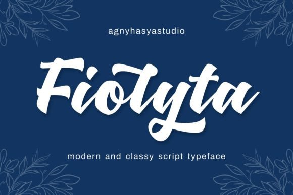 Fiolyta: A Modern Script Font for Distinctive Design