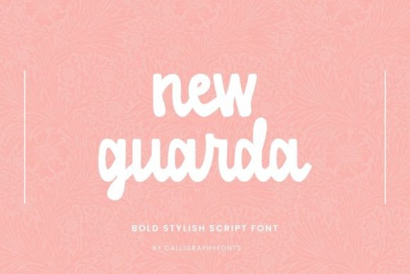 New Guarda: A Bold Handwriting Script for Impactful Design