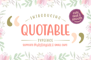 Quotable: The Script Font That Balances Charm with Clarity