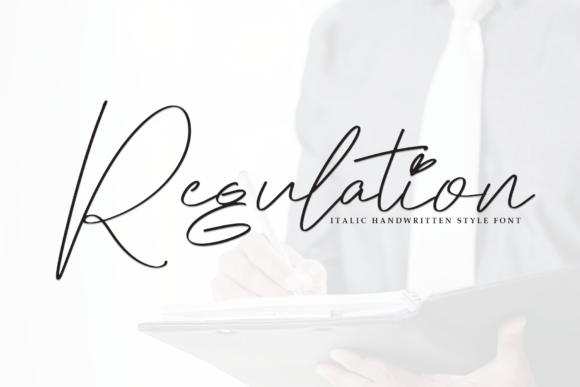 Regulation: The Handwritten Font That Adds Romance to Any Design