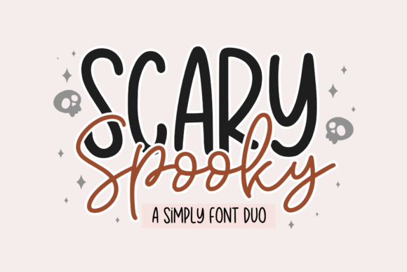 Scary and Spooky: The Font Duo for Halloween Projects