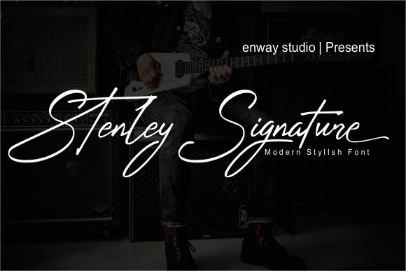 Stenley Signature: A Modern Script for Timeless Design