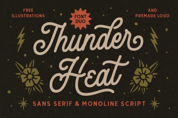 Thunder Heat Duo: A Font That Moves With You