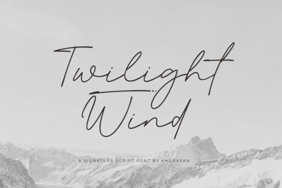 Twilight Wind: The Modern Script Font for Elegant Design